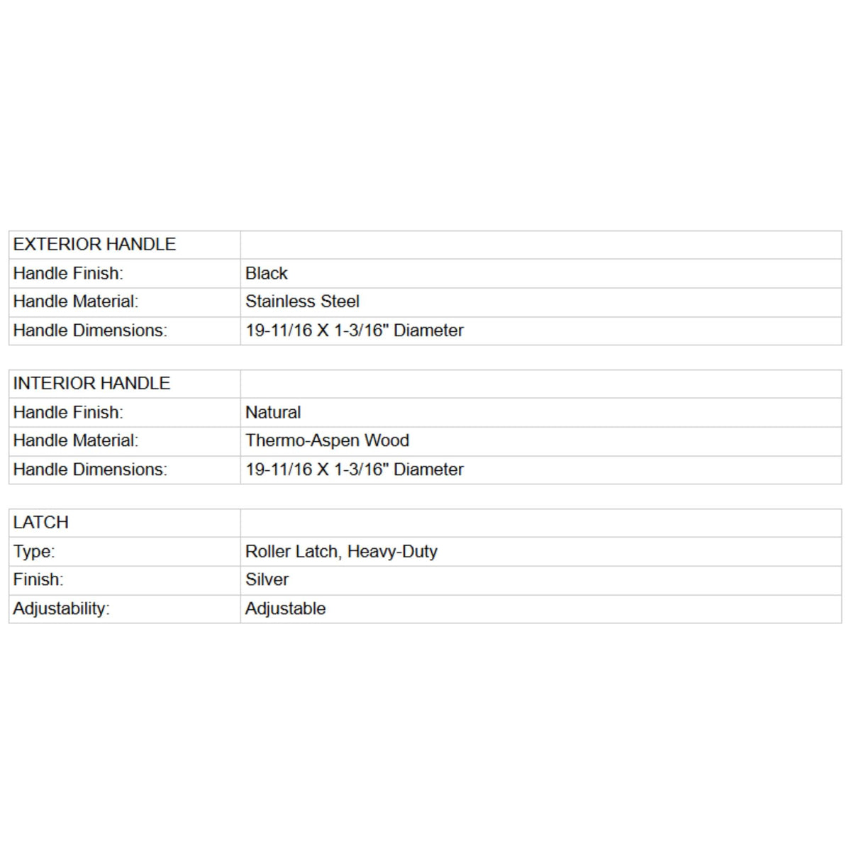 Prosaunas 36X81-Inch Thermo-Aspen Tinted Prehung ADA Glass Sauna Door (SAK15283)