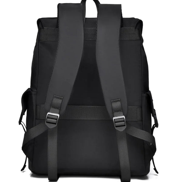 PU Leather Multi-Pockets Adjustable Strap Backpack Bag