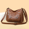 PU Leather Multi-Pockets Crossbody Bag