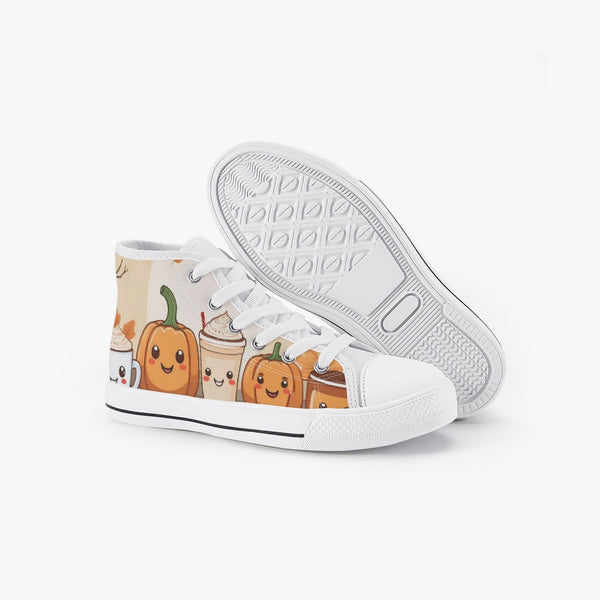 Pumpkin Spice Kids High Top
