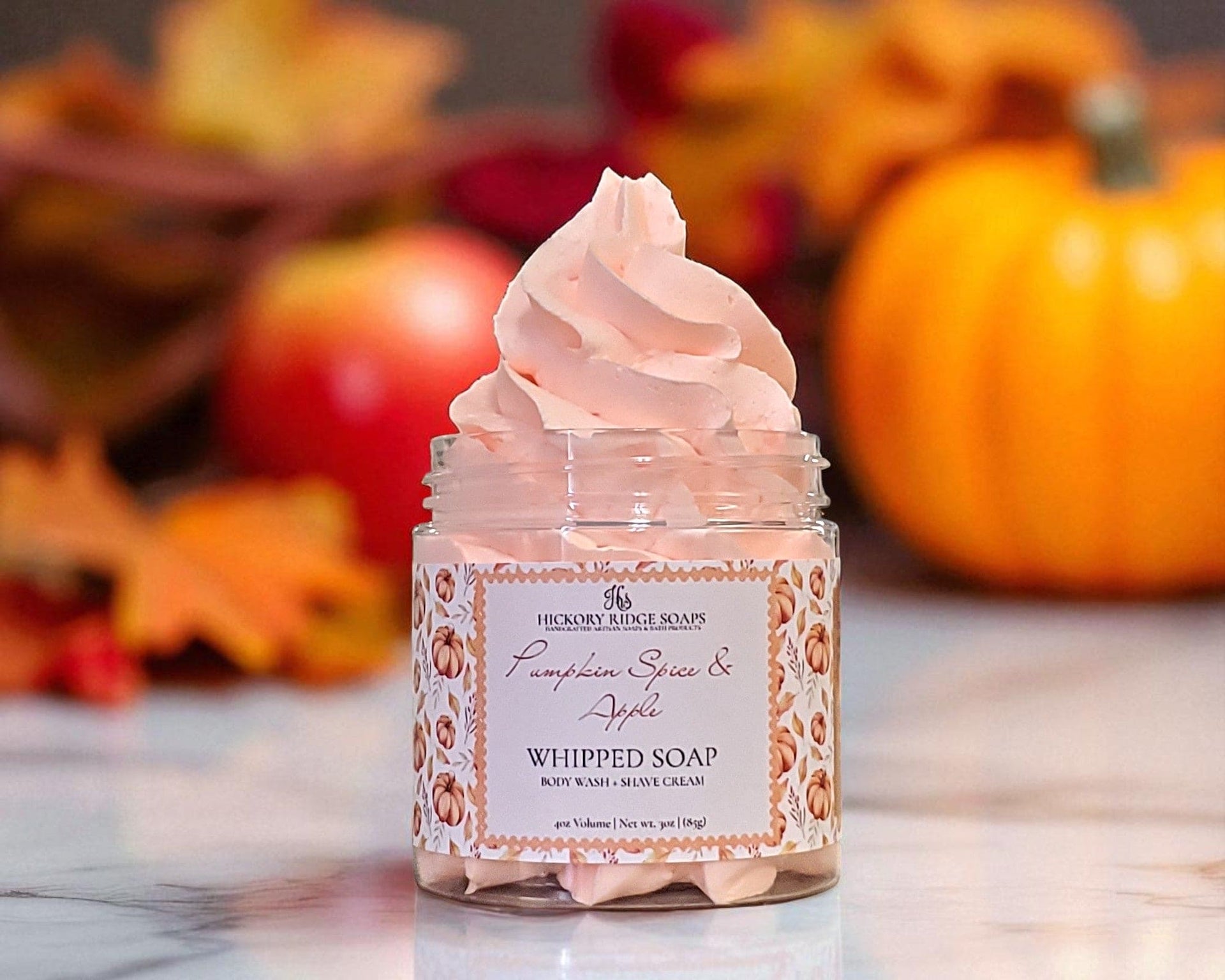 Pumpkin Spice & Apple Whipped Soap