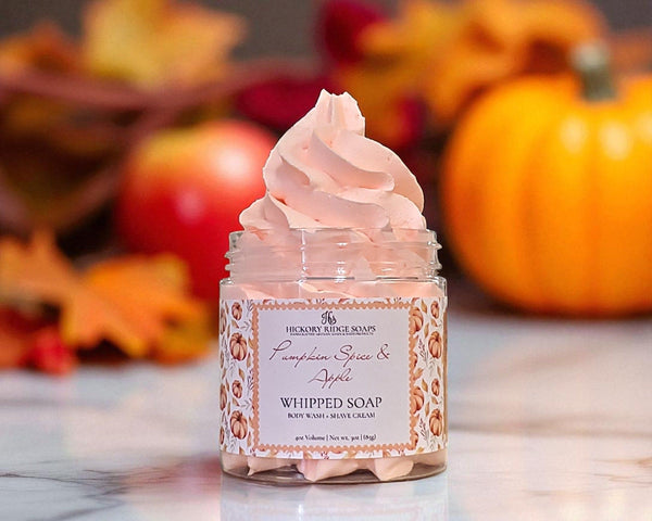 Pumpkin Spice & Apple Whipped Soap