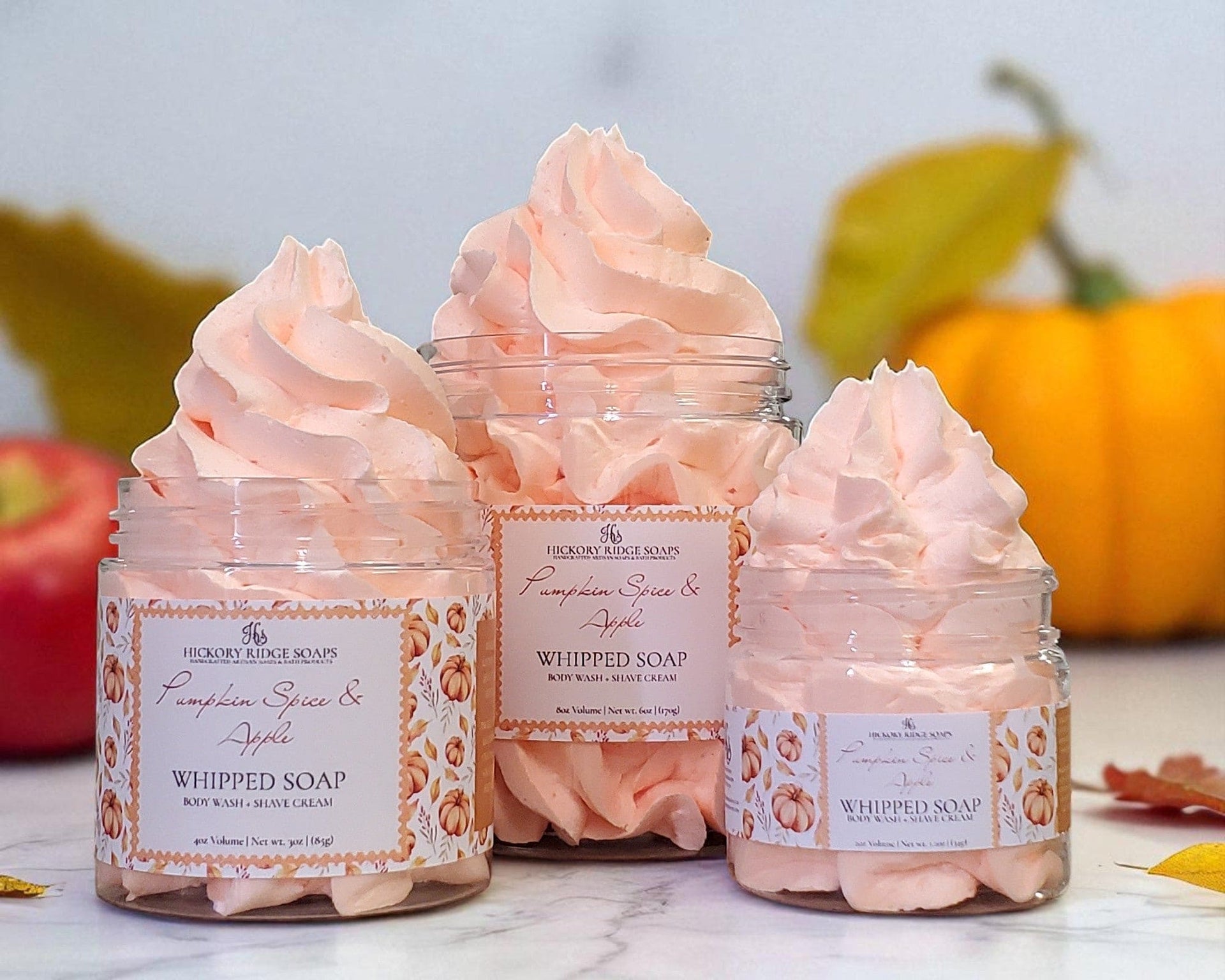 Pumpkin Spice & Apple Whipped Soap