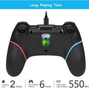 Pure Black Wireless Bluetooth Joystick Gamepad Controller Compatible With PC Laptop Monitor Smart TV