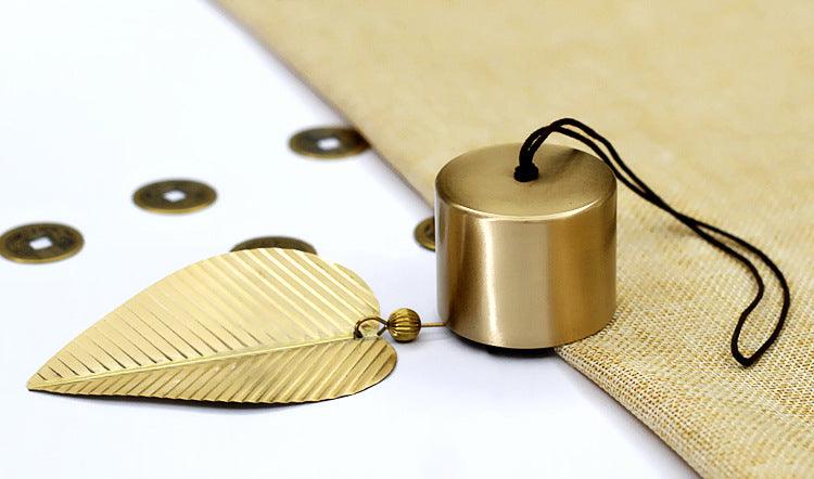 Pure Copper Wind Chimes Ornaments Exquisite Hanging Harmony Bells Garden Rustic Relaxing Tranquil Wind Chimes Japanese Home Balcony Bedroom Wind Chimes Car Pendant Birthday Gift Supplies