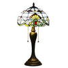Purple Tiffany Lamp in Baroque Glass Style