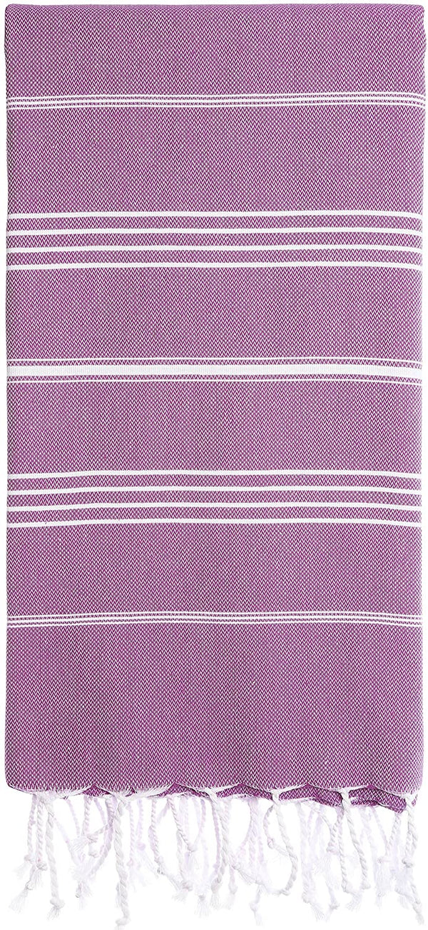 Monaco Turkish Cotton Hand Towel – Lightweight Quick Dry Bathroom, Kitchen & Travel Towel, Luxury Organic Turkish Towel