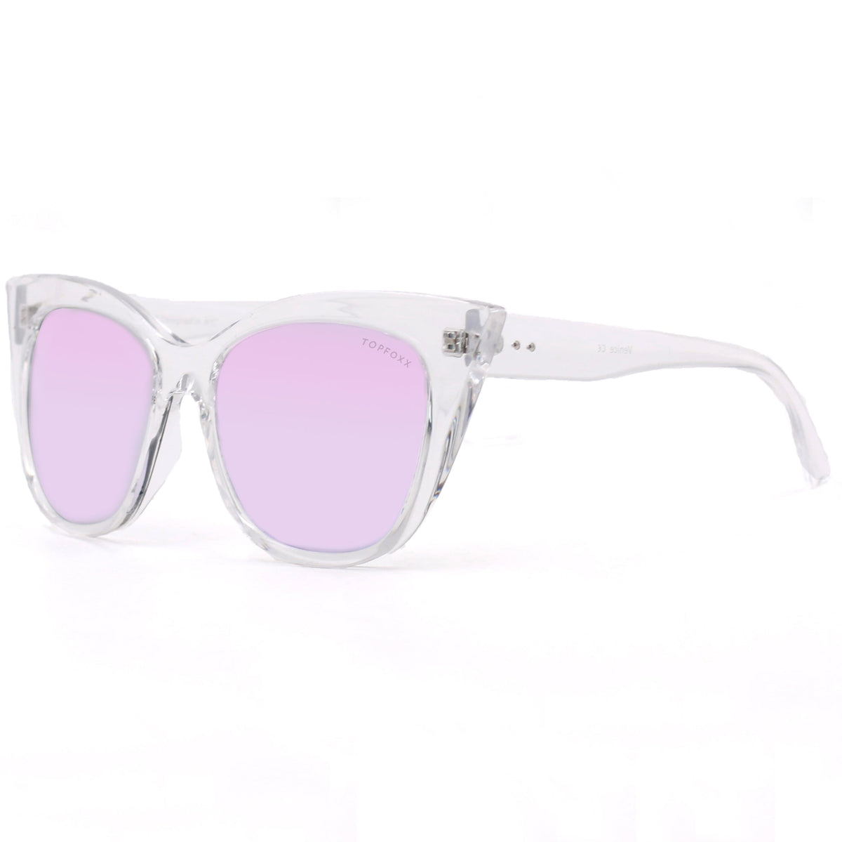 Venice Cateye - Clear Purple