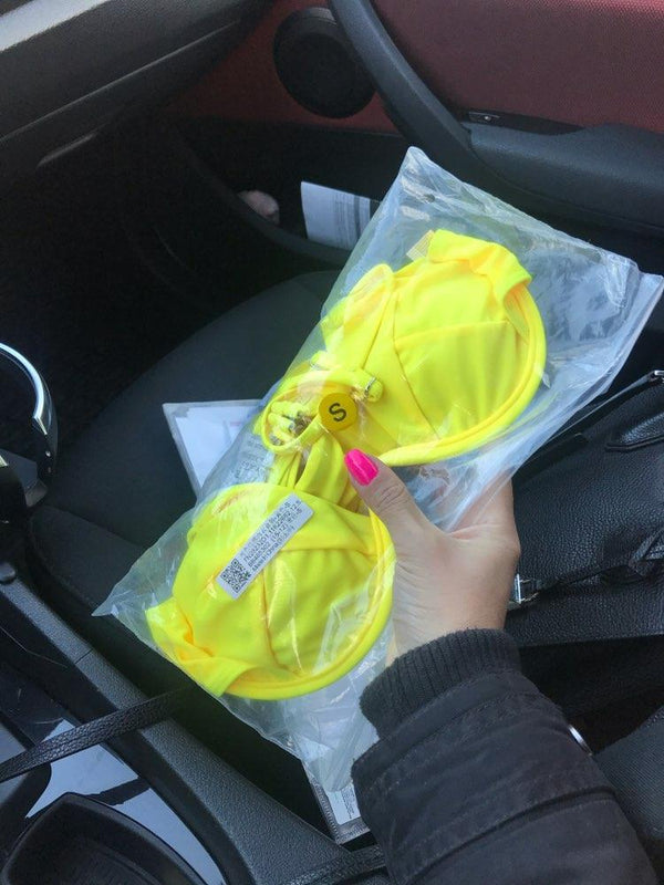 Push Up Unpadded Bikini Set Women 4 Colors Bandage Bikini Set Swimsuit Thong Bottom Swimwear Two Pieces Plain Bikini Bathing Suit Swimwear Bathing