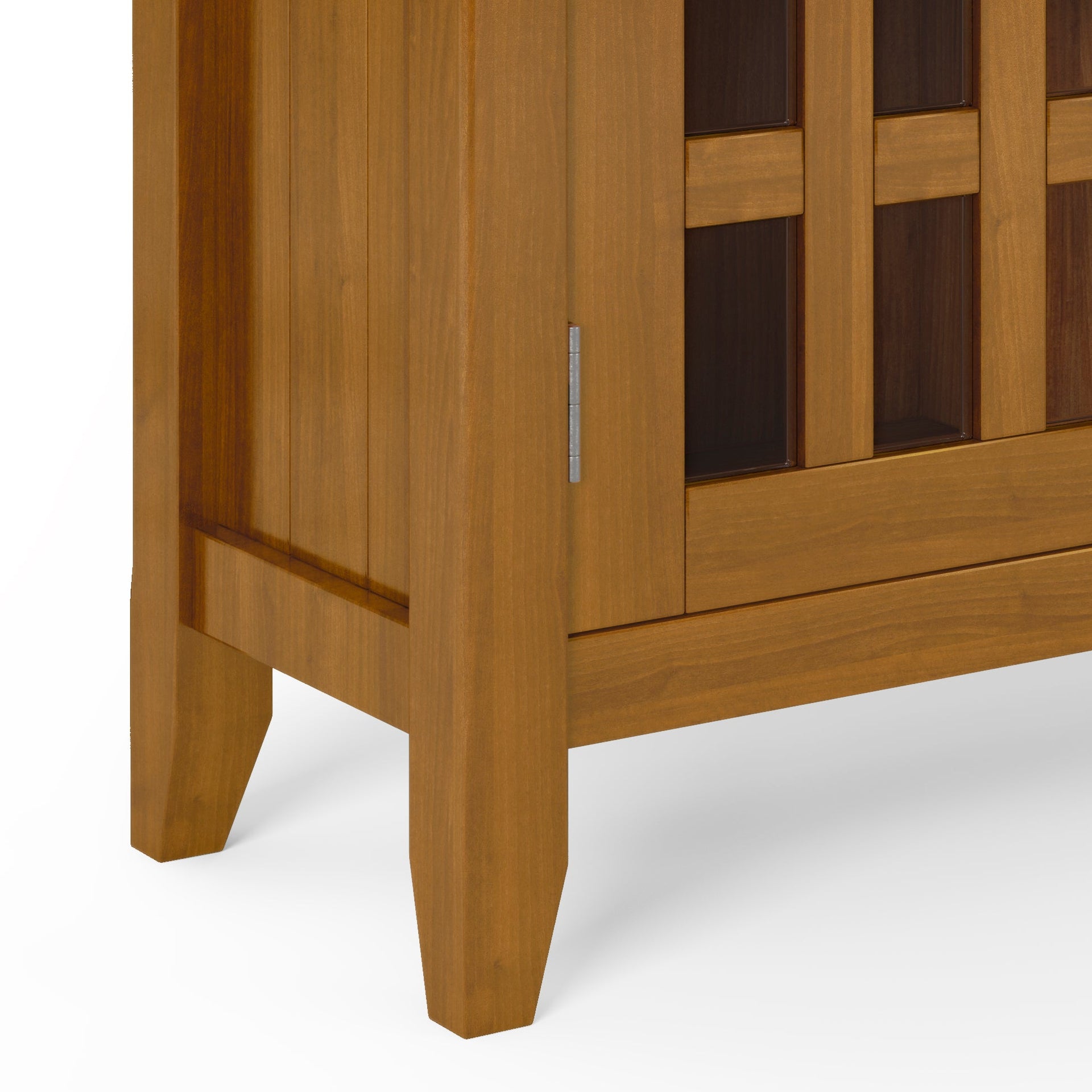 Bedford 32 Inch Wide Solid Wood Low Storage Media Cabinet