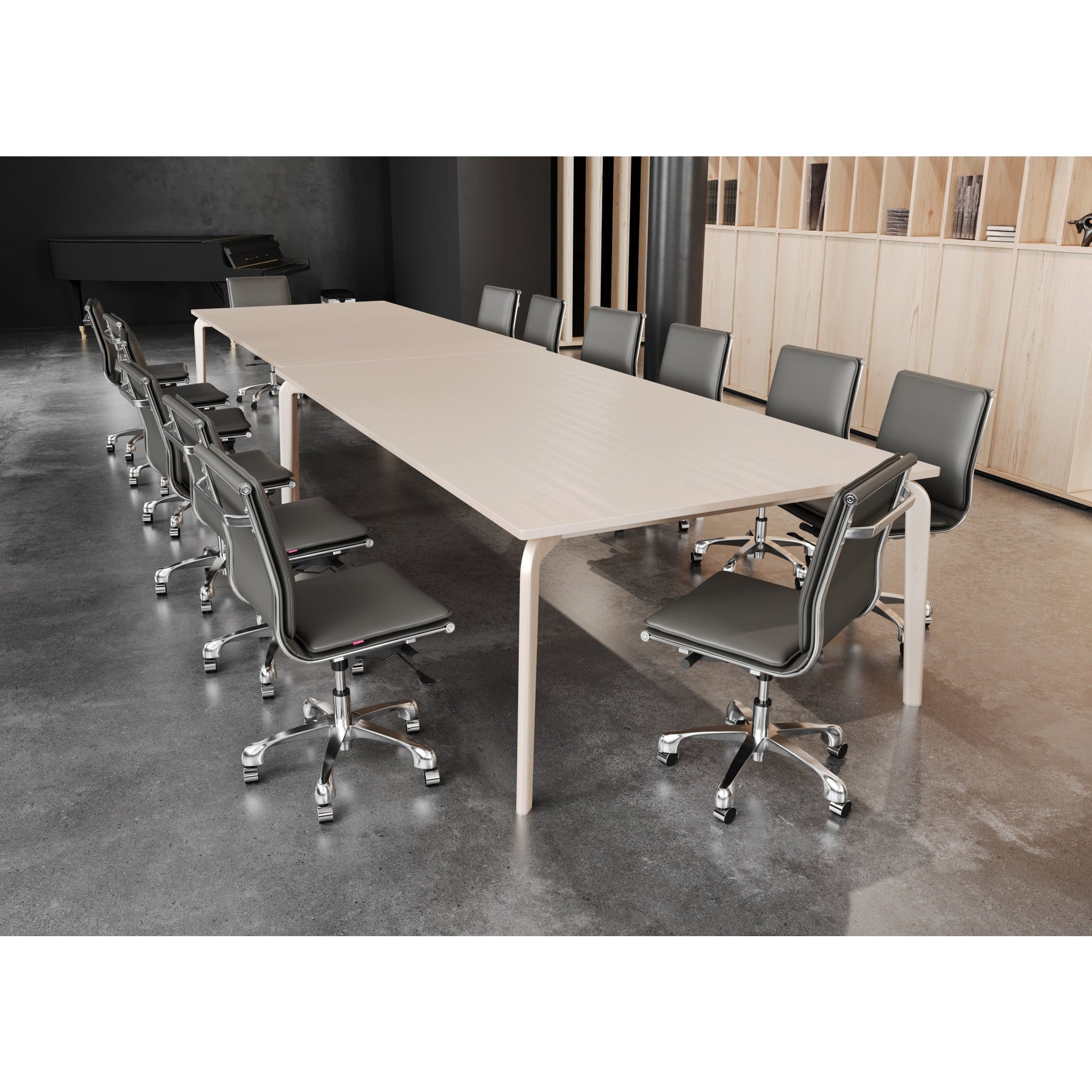 Lider Plus Armless Office Chair Gray