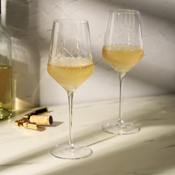 Admiral Crystal Universal Wine Glasses, Set of 2