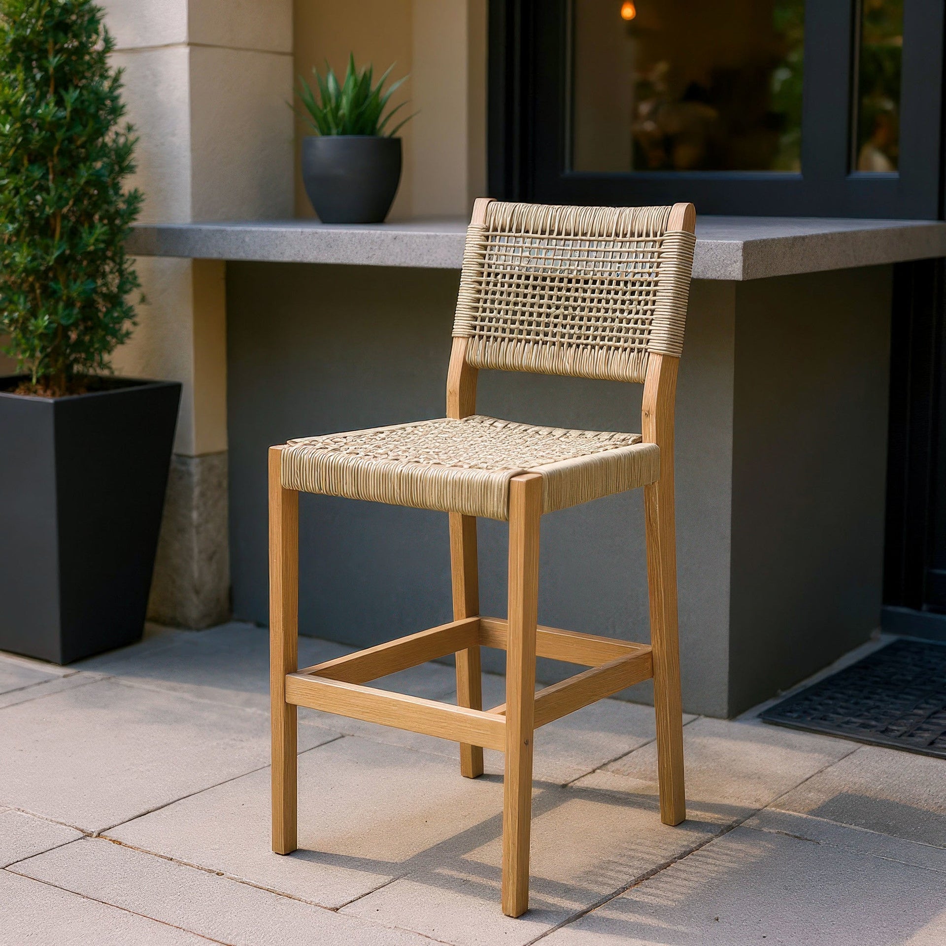 Corde Barstool Beige