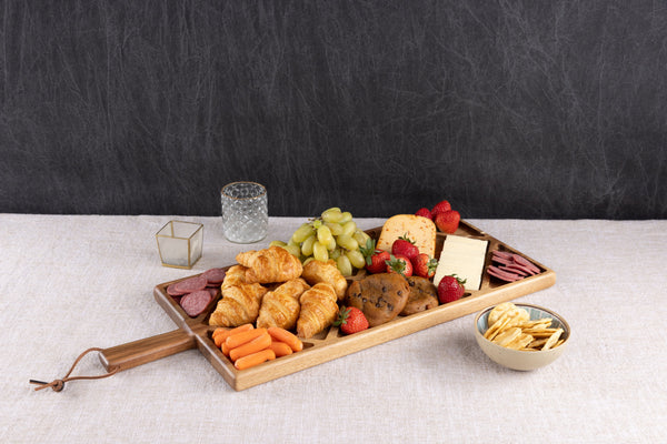 Acacia Grazing Charcuterie Sectioned Serving Board Picnic Time Family of Brands