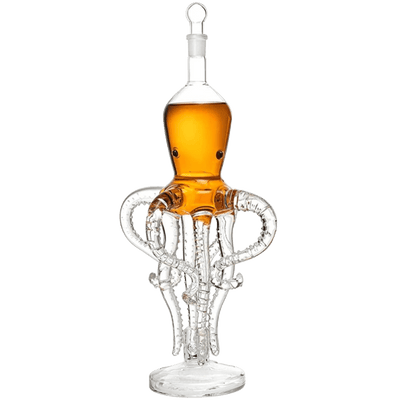 Tall Octopus Whiskey and Wine Decanter 500ml 16.5