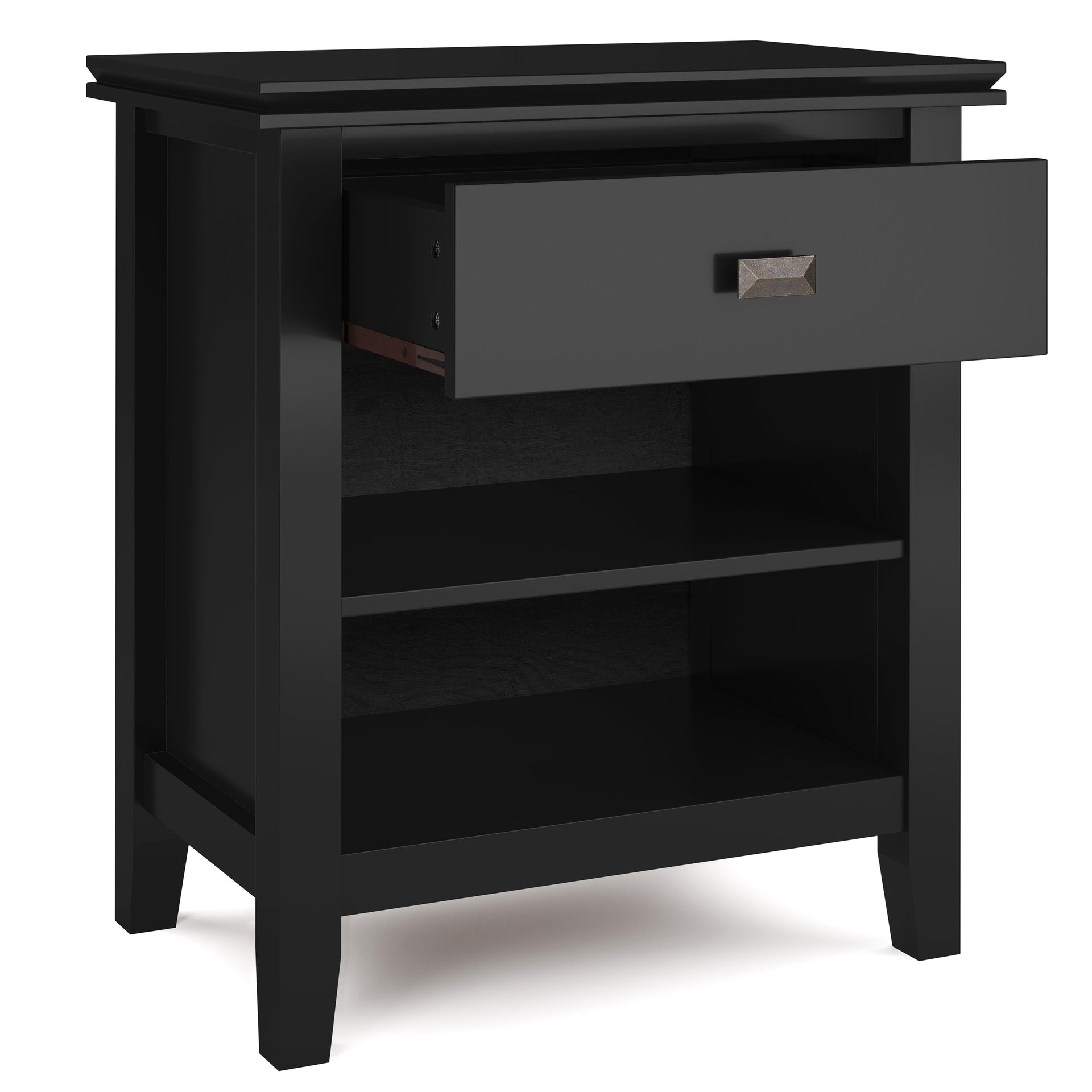 Artisan 24 Inch Wide Solid Wood Bedside Table
