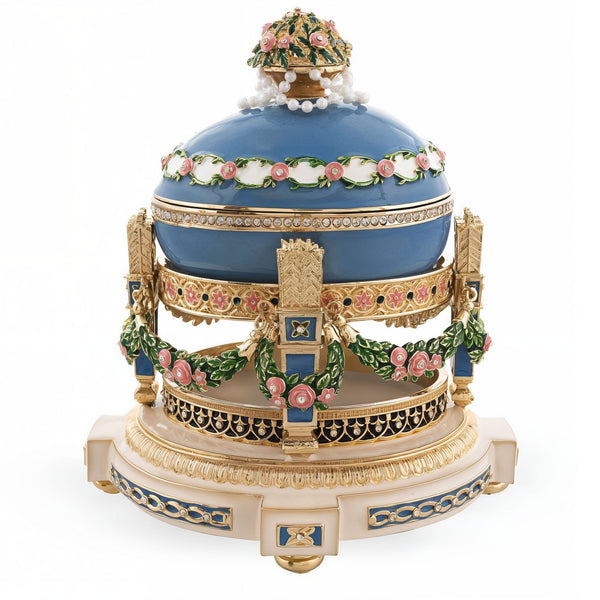 1907 Love Trophies Egg (Cradle with Garlands) Musical Royal Easter Egg