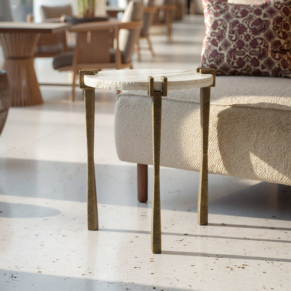 Rench Side Table White