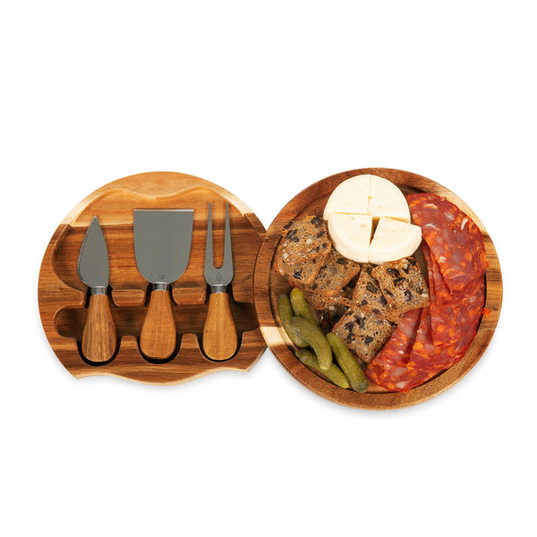 Acacia Brie Cheese Cutting Board & Tools Set Picnic Time Family of Brands