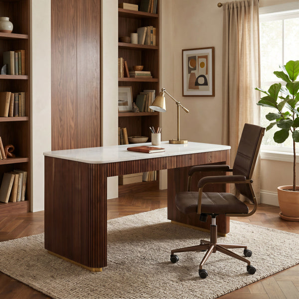 Auction Office Chair Espresso