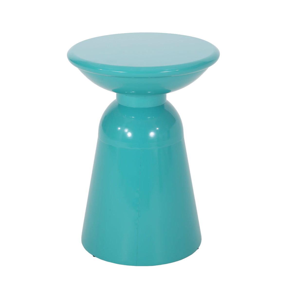 Outdoor Metal End Table - Large