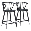 Stenger Counter Stool (Set of 2) Black