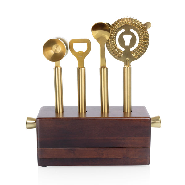 Sidecar 5-Piece Bar Tool Set Picnic Time Family of Brands