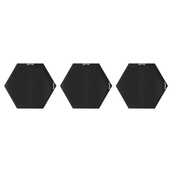 Rhodes Framed Hexagon Wall Mirror Set