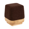Sabri Square Ottoman Fabric and Wood