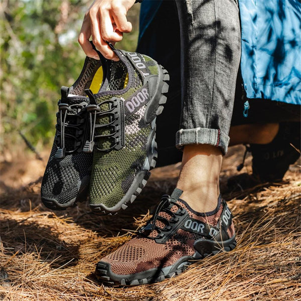 Quick Dry Men Sneakers Slip On Upstream Shoes Water Hiking Beach Surfing Shoes Sandals Barefoot Beach Sneakers Swim Boating Fishing Yoga Gym