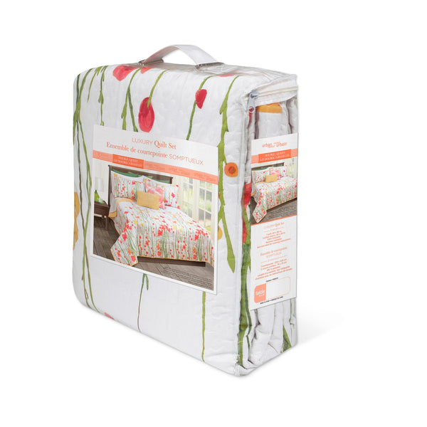 Quilt Bedding Set Woven 2 Piece Set Twin Adalia