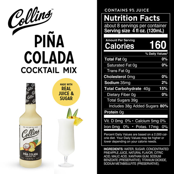 Piña Colada Cocktail Mix 32 oz
