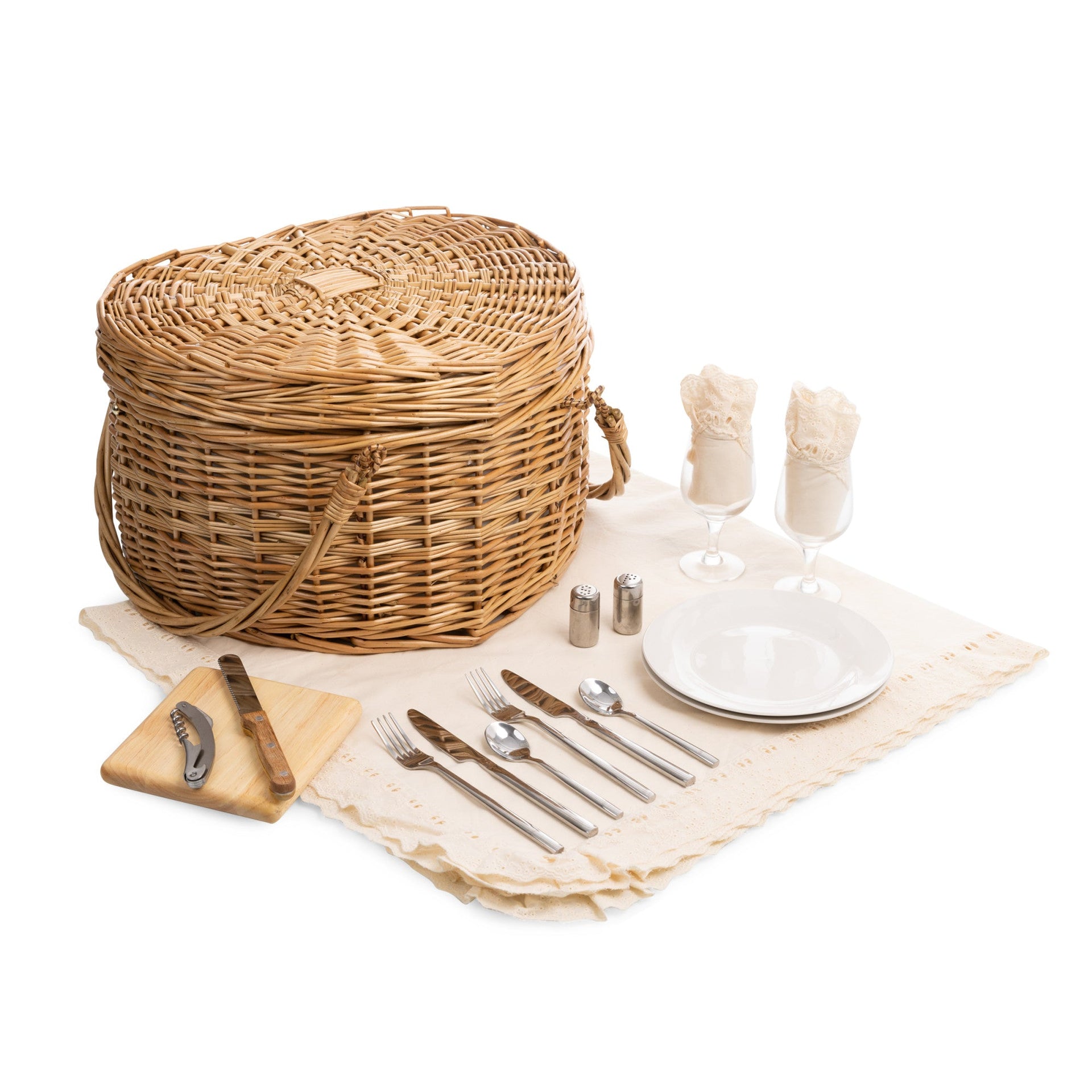 Heart Picnic Basket for 2 Picnic Time Family of Brands
