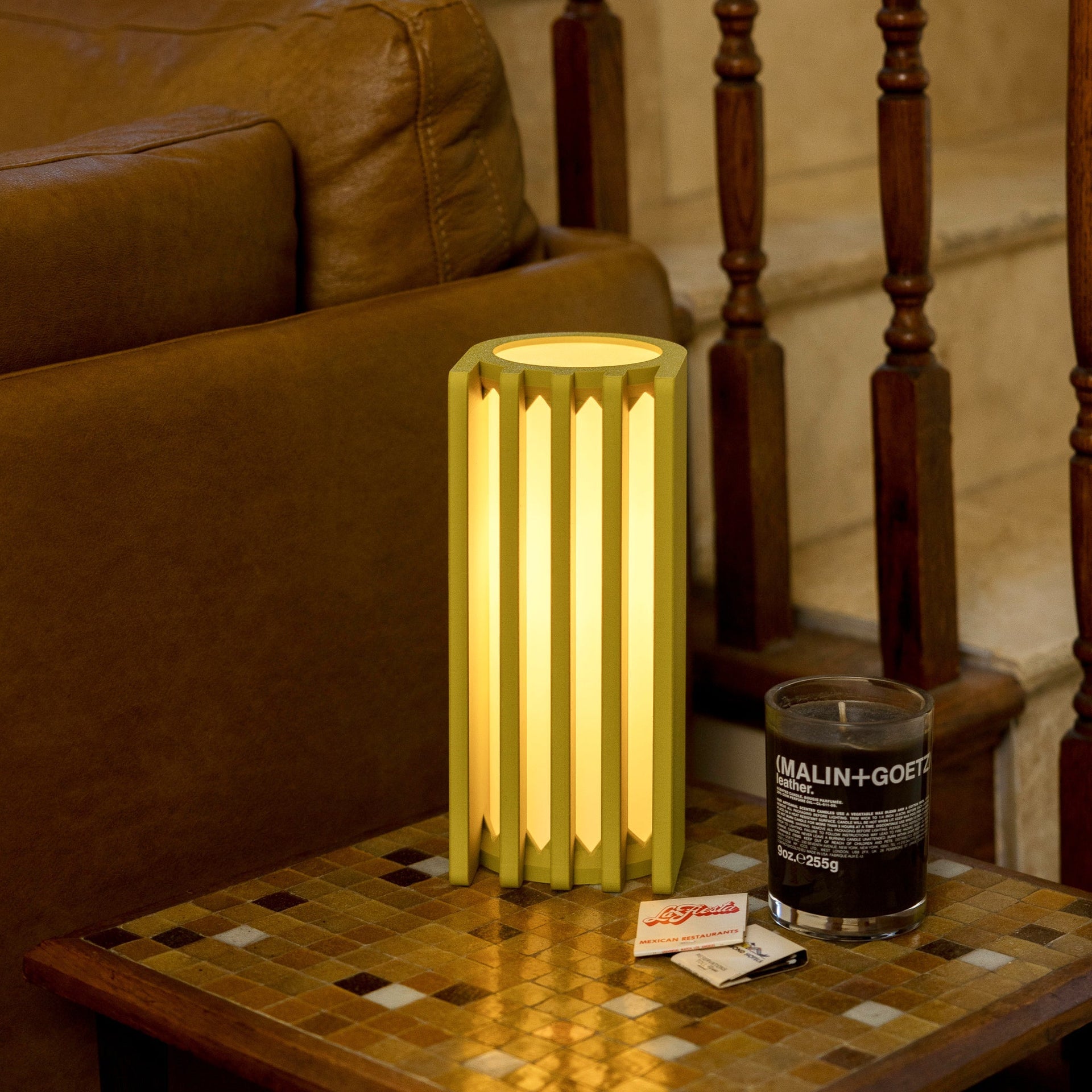 Radiator Table Lamp - Mustard Terra Labs