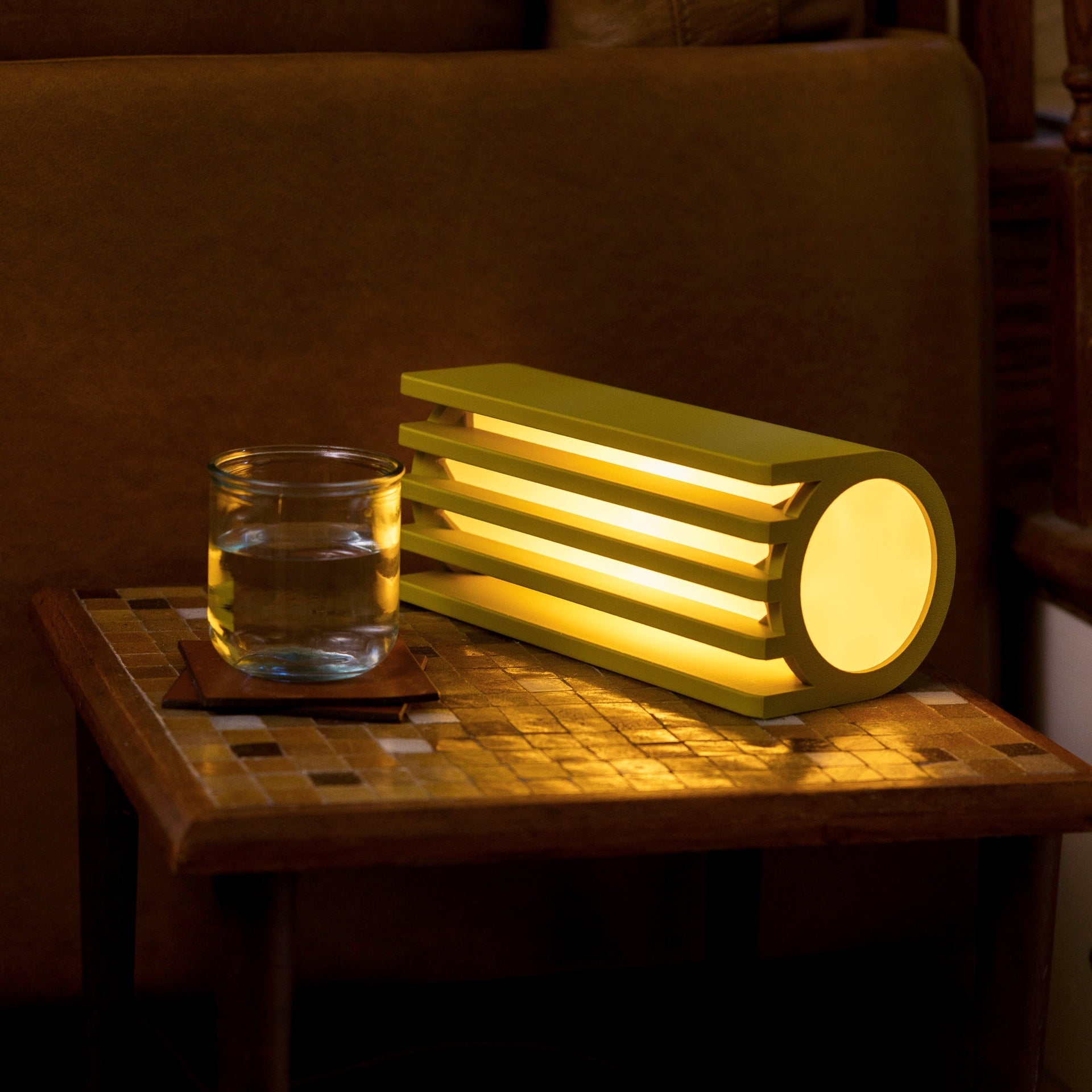 Radiator Table Lamp - Mustard Terra Labs