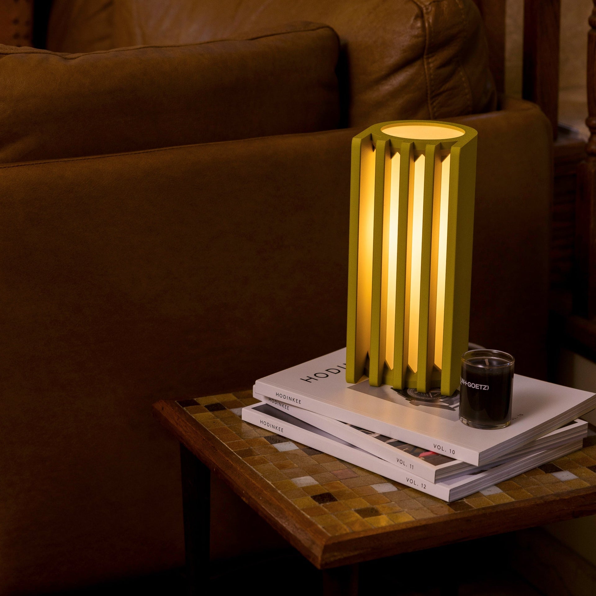 Radiator Table Lamp - Mustard Terra Labs