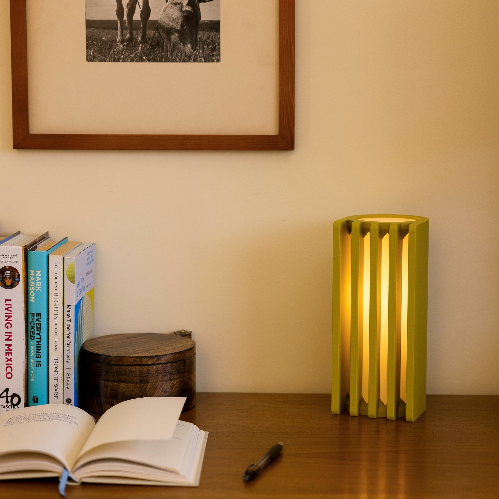 Radiator Table Lamp - Mustard Terra Labs