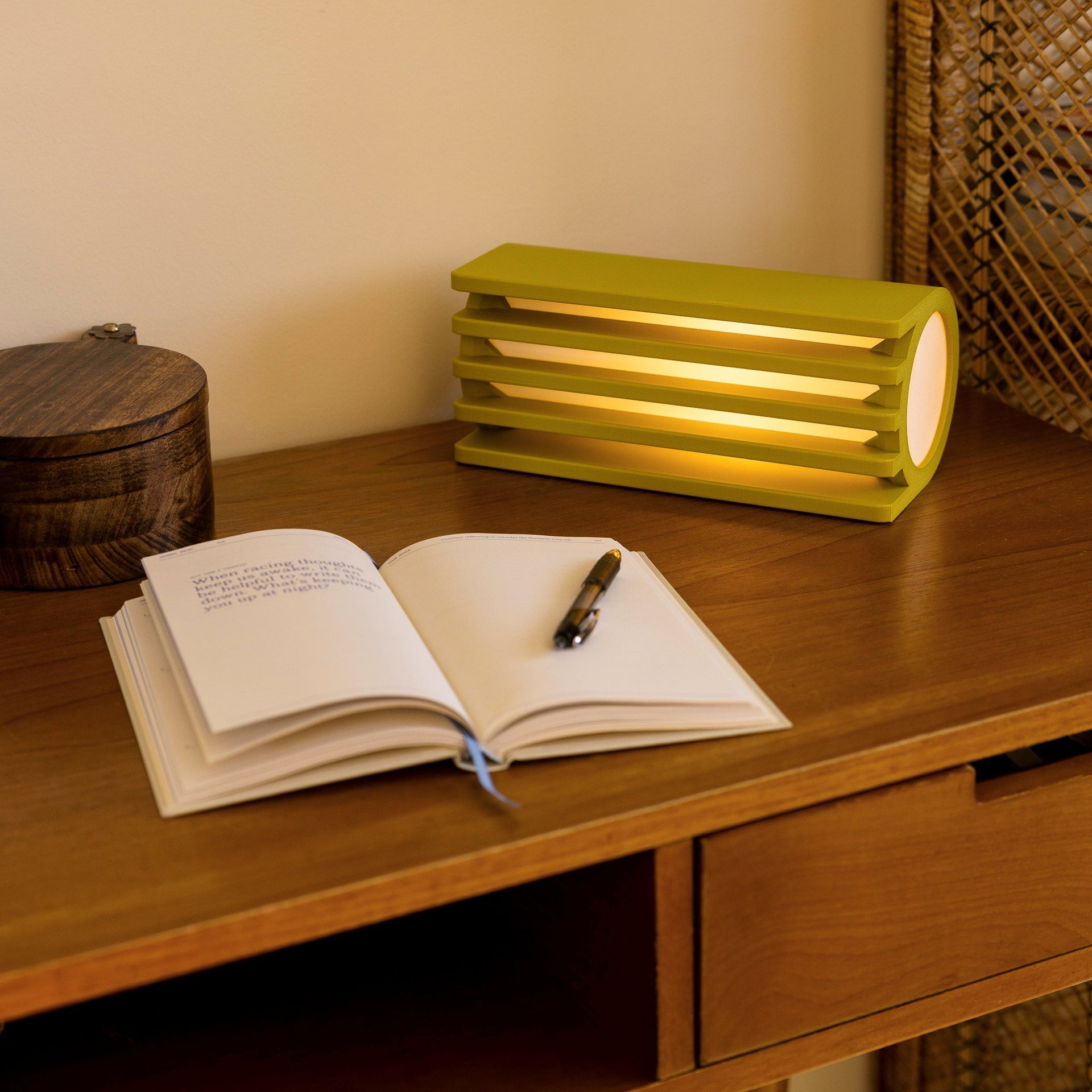 Radiator Table Lamp - Mustard Terra Labs