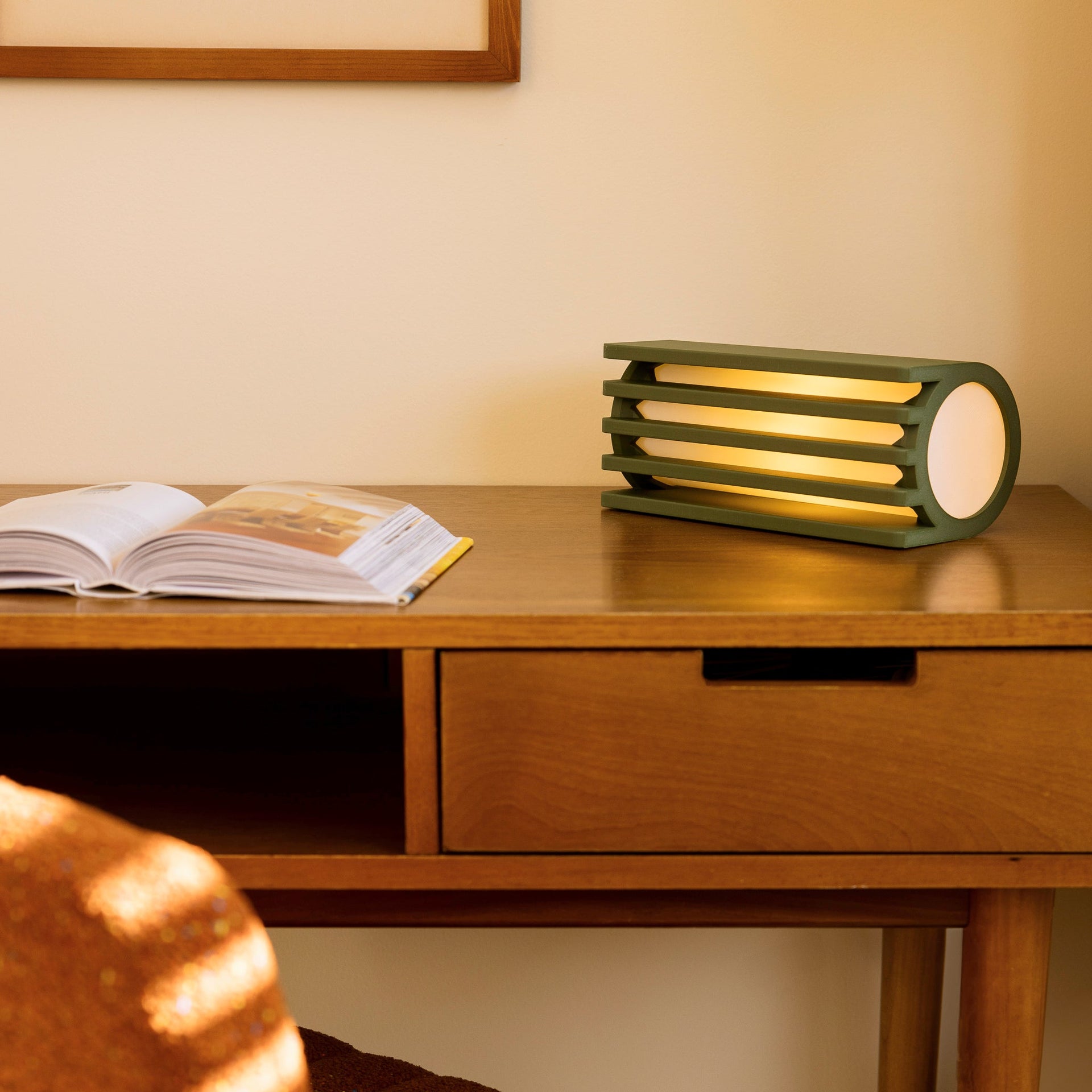 Radiator Table Lamp - Olive Terra Labs