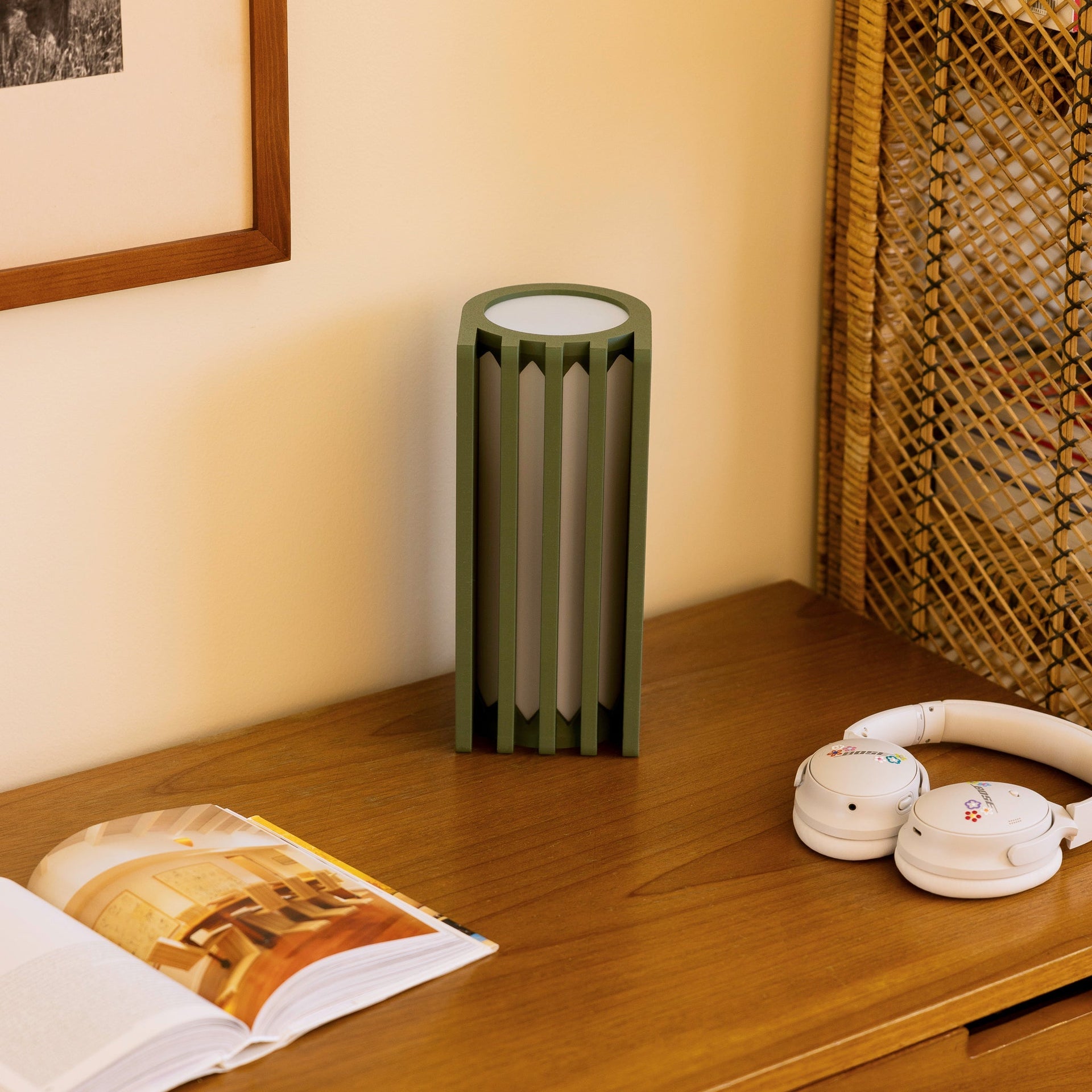 Radiator Table Lamp - Olive Terra Labs