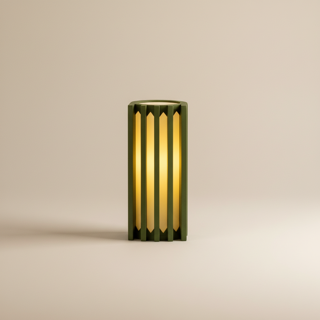 Radiator Table Lamp - Olive Terra Labs