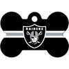Las Vegas Raiders NFL Pet ID Tag - Large Bone