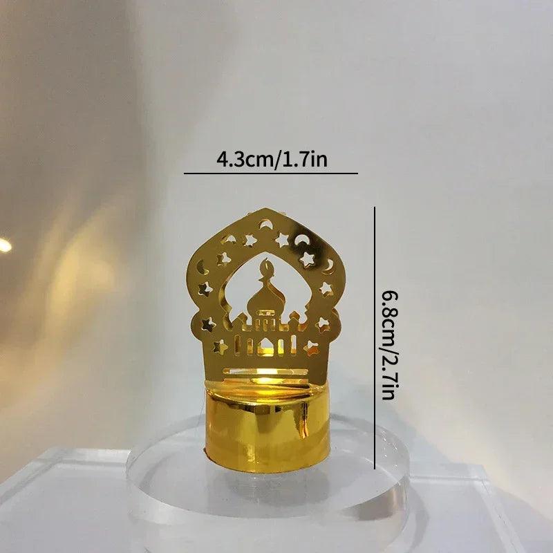 Ramadan Lamp - Star and Moon Ceramic Desk