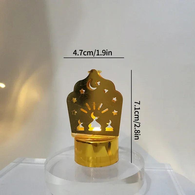 Ramadan Lamp - Star and Moon Ceramic Desk