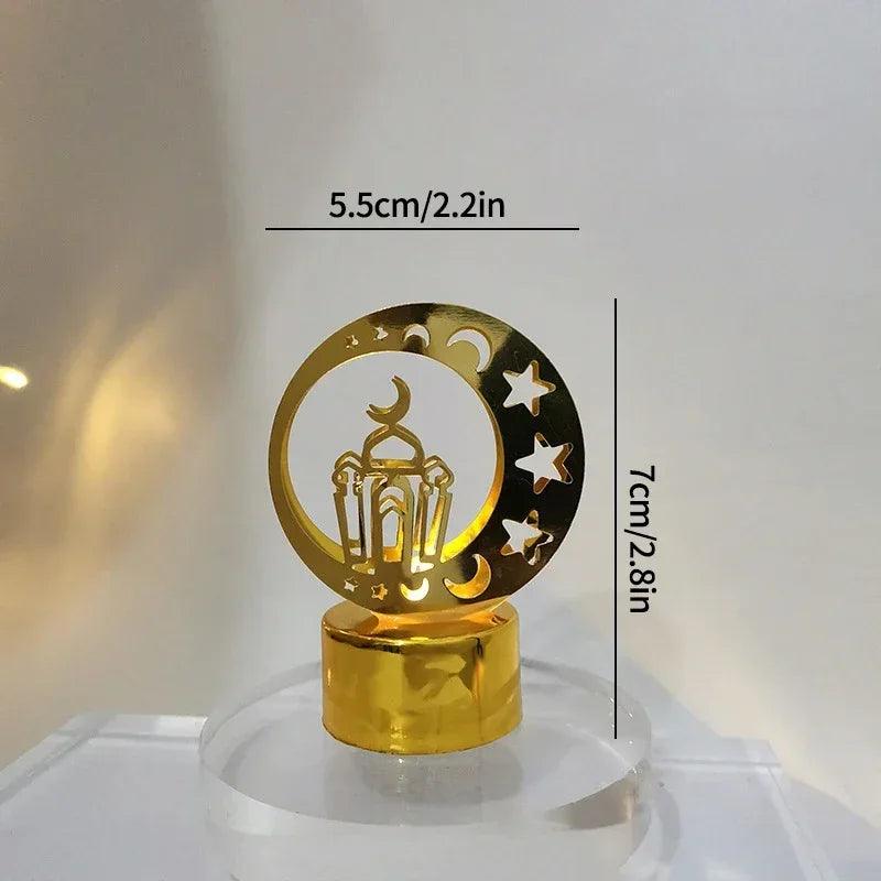 Ramadan Lamp - Star and Moon Ceramic Desk