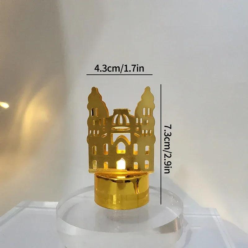 Ramadan Lamp - Star and Moon Ceramic Desk