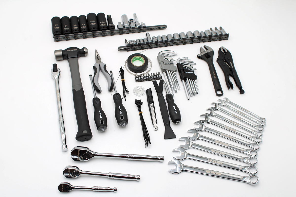 90-Piece RAM Tool Roll Kit