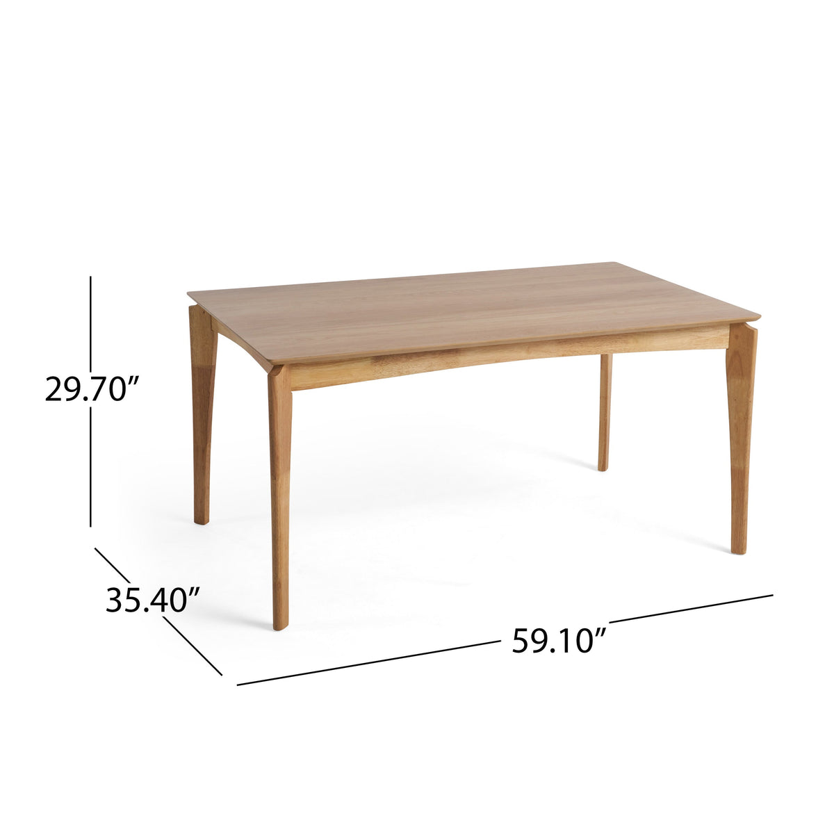 106.3 in Large Extendable Kitchen Dining Table