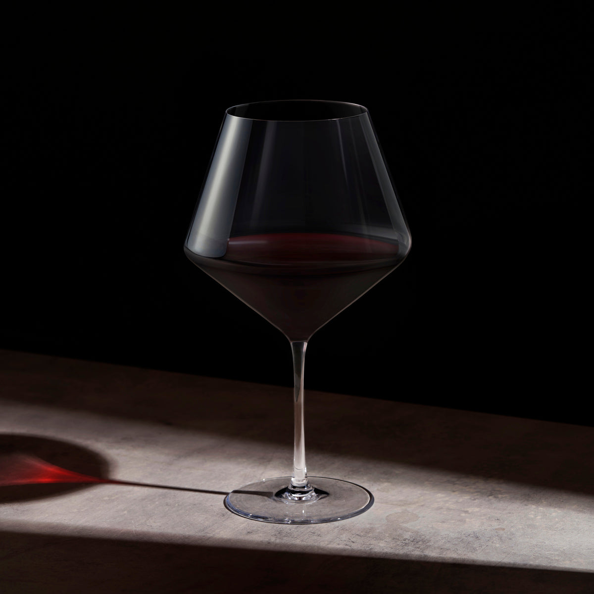 Liminal Burgundy Wine Glasses, Set of 4