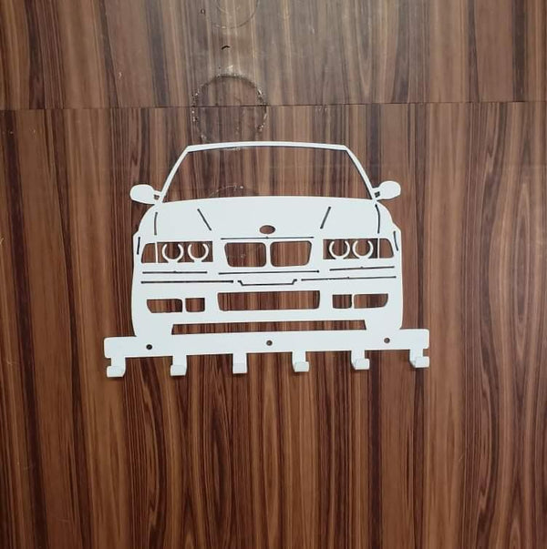 E36 M3 Key Hanger Steel Wall Mounted Key Rack – Classic BMW Organizer for Garage Entryway Office Car Lover Gift Martin Metalwork LLC